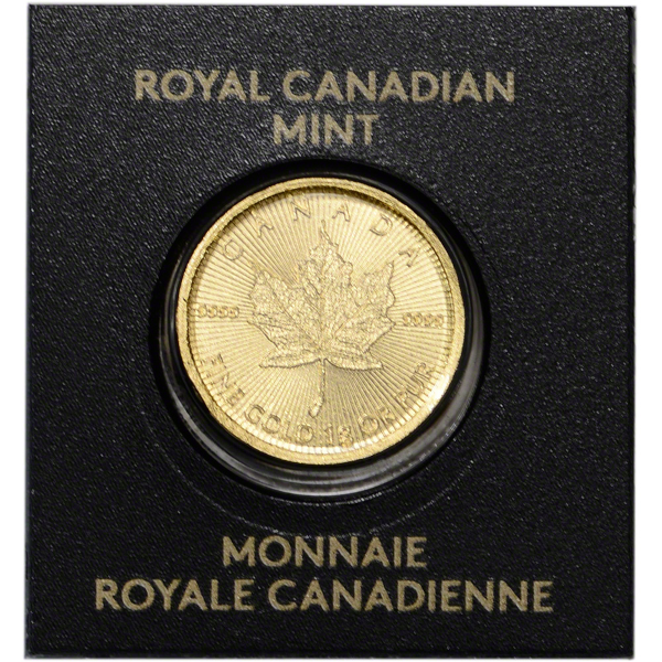 1 GRAM GOLD MAPLEGRAM - Obverse