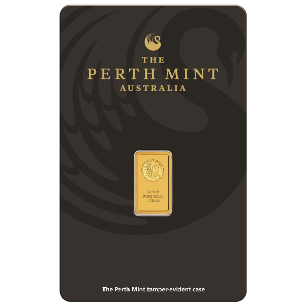 1 GRAM GOLD BAR PERTH - Obverse