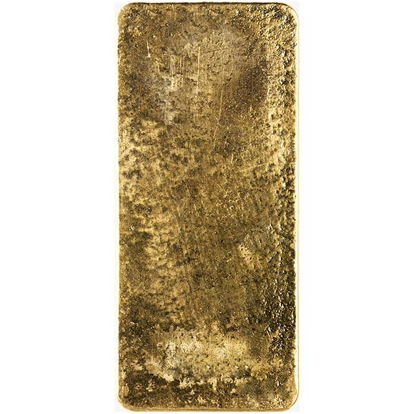 1 Kilo Gold Bar – Raw Cast Finish, 24K Smartphone-Sized Pure Gold Bullion, Guaranteed Authentic