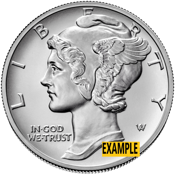 1 OZ AMERICAN PALLADIUM EAGLE - Obverse