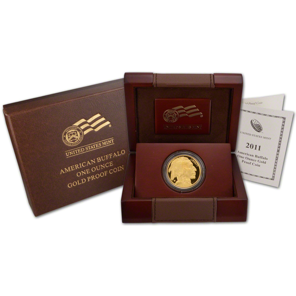 2011 1 OZ AMERICAN GOLD BUFFALO PROOF - Obverse