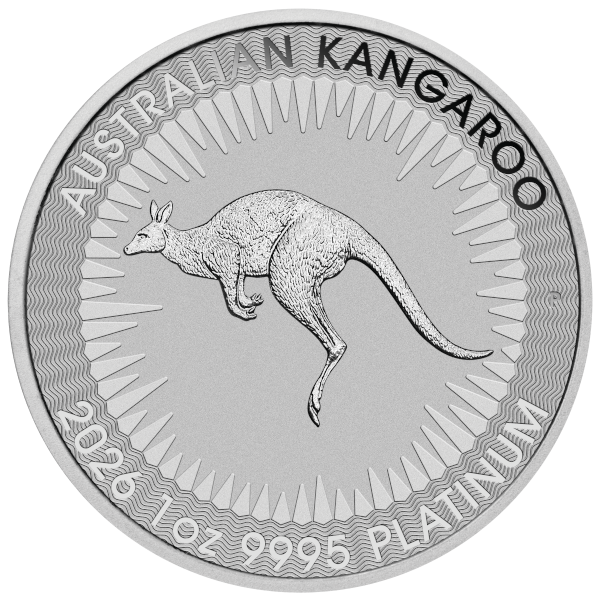 2026 1 OZ AUSTRALIAN PLATINUM KANGAROO - Obverse