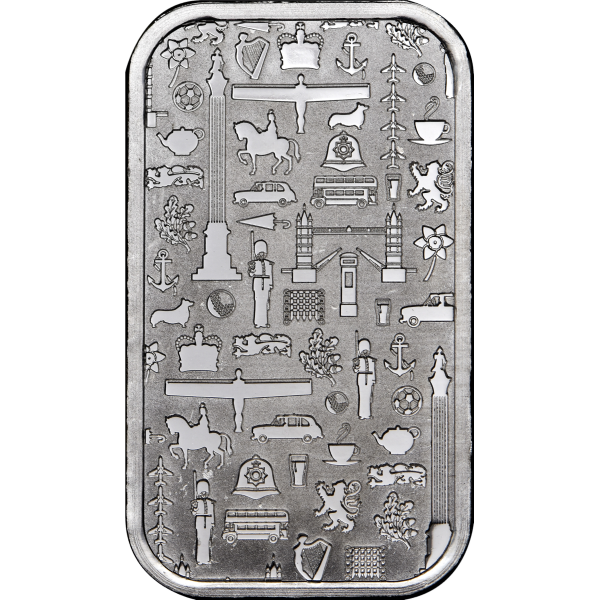 1 OZ SILVER BAR JBR RECOVERY - Reverse