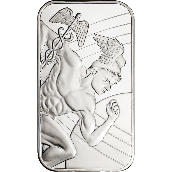 1 OZ SILVER BAR SUNSHINE MERCURY - Obverse