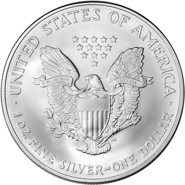 2005 1 OZ  AMERICAN SILVER EAGLE - Reverse