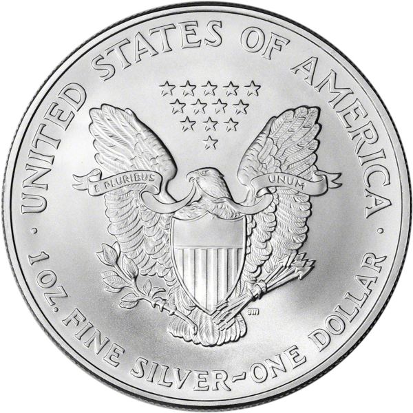 2007 1 OZ AMERICAN SILVER EAGLE - Reverse