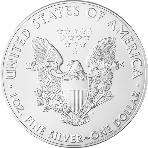 2018 1 OZ AMERICAN SILVER EAGLE - Reverse