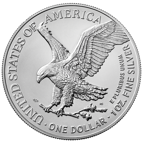 2022 1 OZ AMERICAN SILVER EAGLE - Obverse
