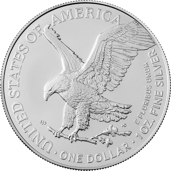 2024-P 1 OZ AMERICAN SILVER EAGLE STAR PRIVY - Reverse