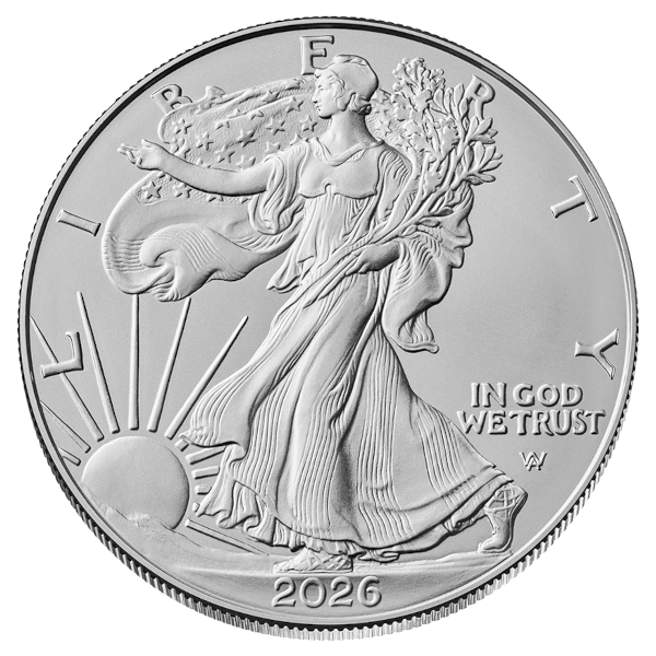 2026 1 OZ AMERICAN SILVER EAGLE - Obverse