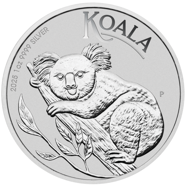 2025 1 OZ AUSTRALIAN SILVER KOALA - Obverse