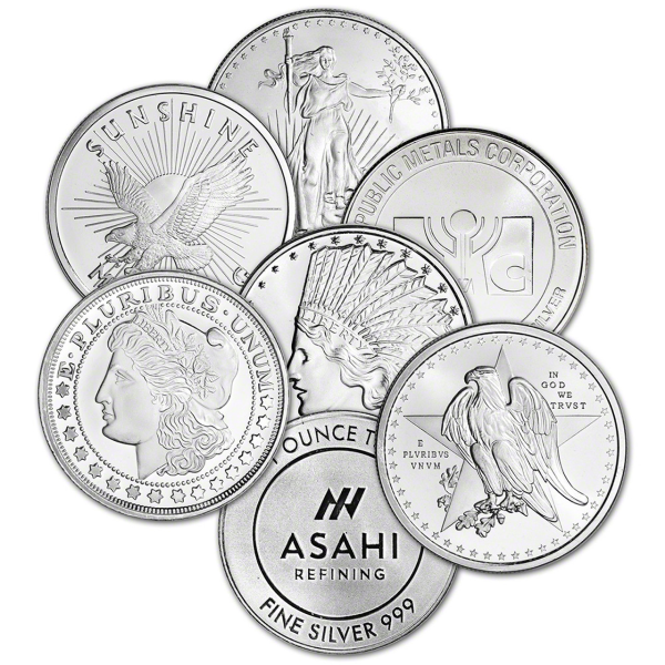 1 oz Pure Silver Round - Design Varies – United Patriot Coin