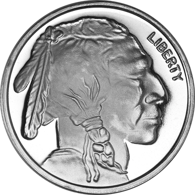 1 oz Silver Round Buffalo