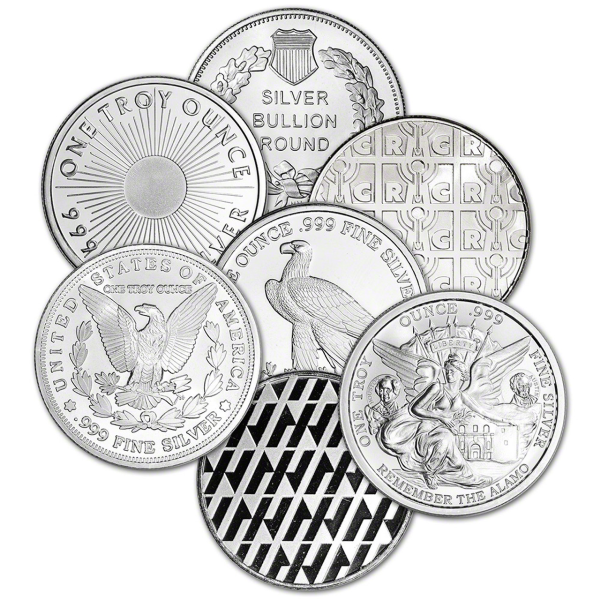 1 OZ SILVER ROUND - Reverse