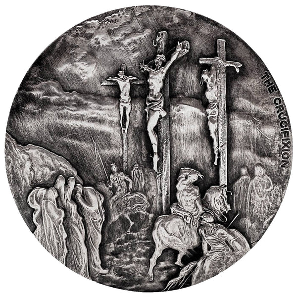 2015 The Crucifixion 2 Oz Silver Coin