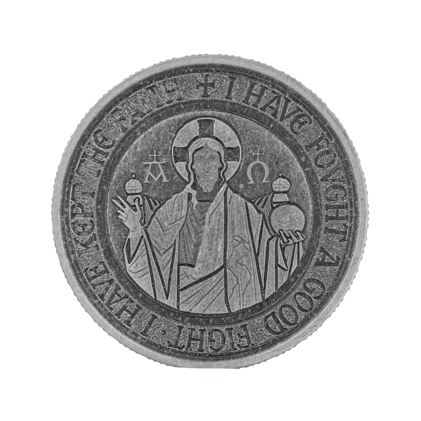 2021 Samoa Alpha & Omega 1/2 oz Silver Antique Coin