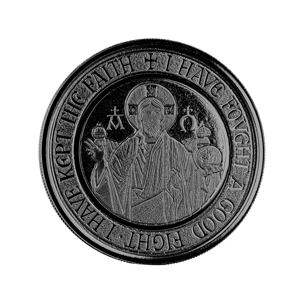 2021 Samoa Alpha & Omega 1 oz Silver + Black Rhodium Coin