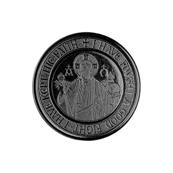 2021 Samoa Alpha & Omega 1/2 oz Silver + Black Rhodium Coin