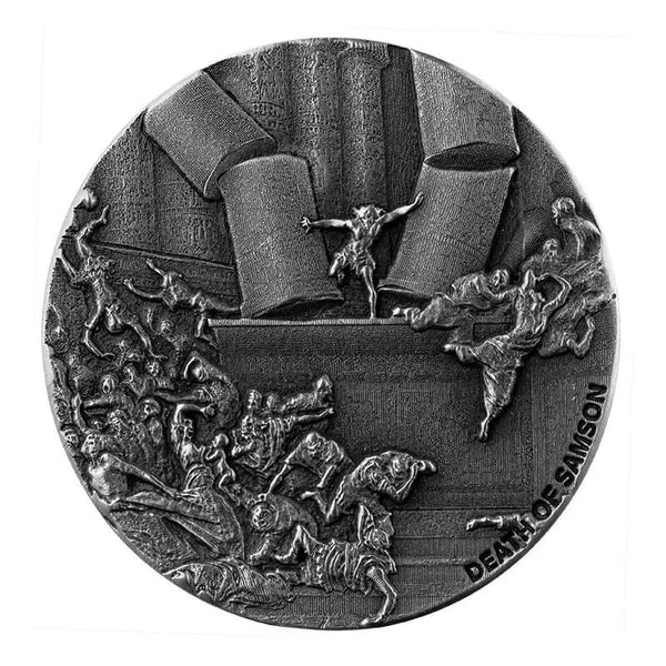 2021 Biblical | Death of Samson 2 oz Silver Coin