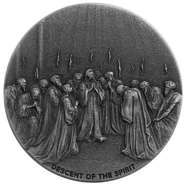 2022 Biblical Series: The Descent of the Spirit 2 oz Silver Coin