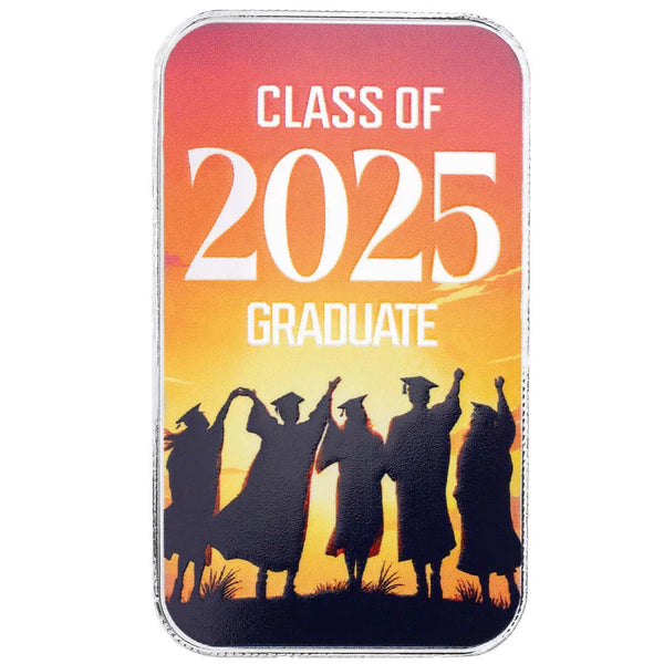 Class of 2025 | Sunset Celebration 1 oz Silver Colorized Bar