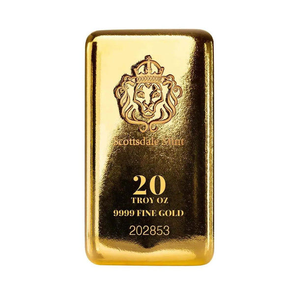 Scottsdale Gold Cast Bar 20 oz Gold Cast Bar