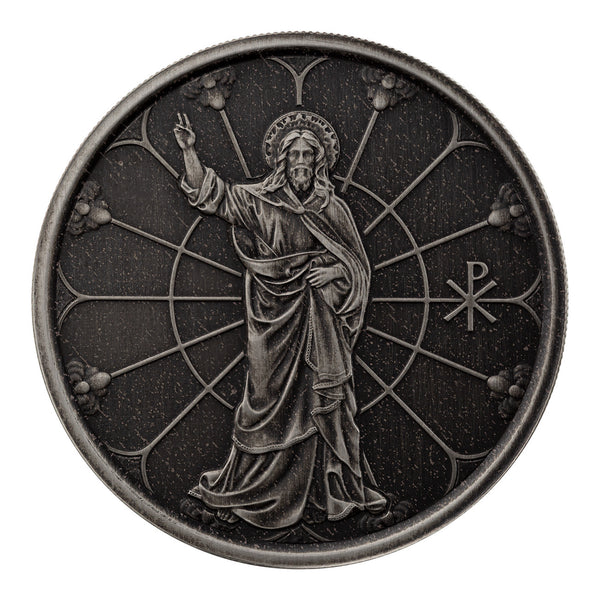 2022 Light of Christ 1 oz Silver Antique Coin