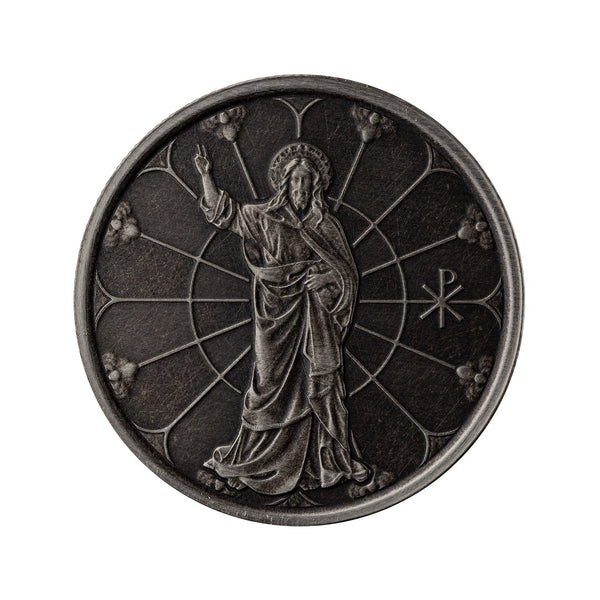 2022 Light of Christ 1/2 oz Silver Antique Coin