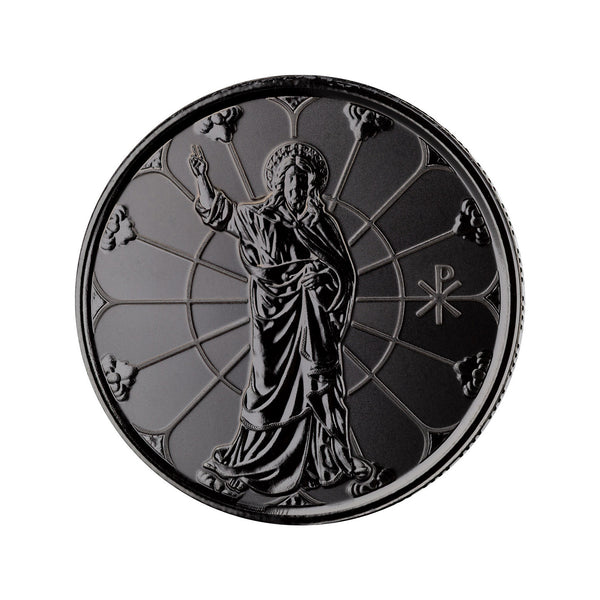 2022 Light of Christ 1/2 oz Silver + Black Rhodium Coin