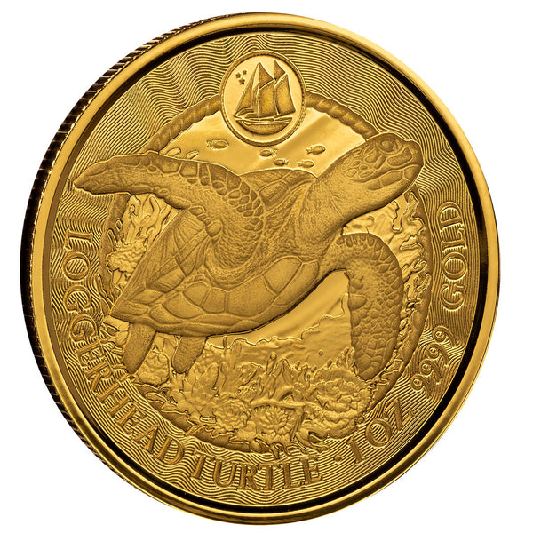 2023 Cayman Islands | Loggerhead Turtle 1 oz Gold Coin