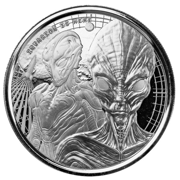 2023 Ghana Alien 1 oz Silver Coin