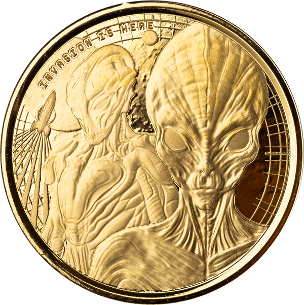 2023 Ghana Alien 1/10th oz Gold Coin