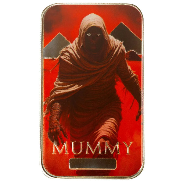 2024 Monster Collection Mummy - Limited Edition 1 oz Silver Colorized Bar