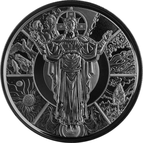 2024 The Creator 1 oz Silver + Black Rhodium Coin