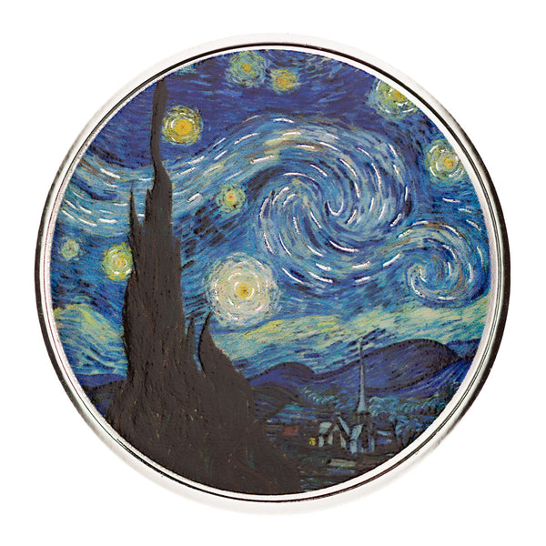 Starry Night - Vincent van Gogh 1 oz Silver Christmas Round