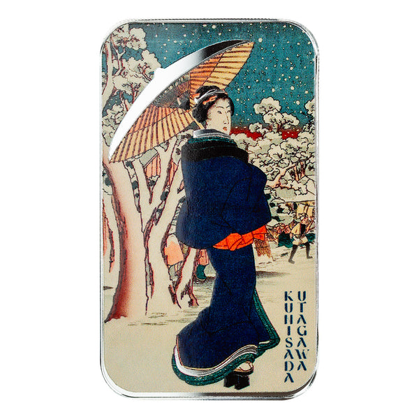 Winter Geisha 1 oz Silver Christmas Bar