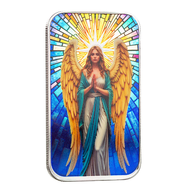 Angel Star of Bethlehem 1 oz Silver Christmas Bar