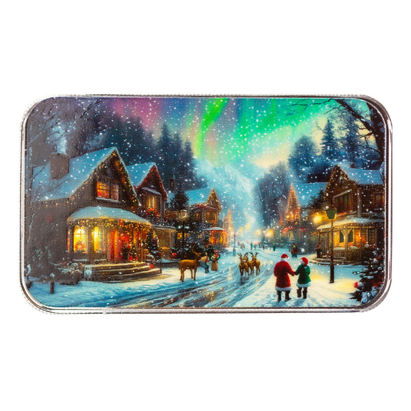 Winter Wonderland 1 oz Silver Christmas Bar