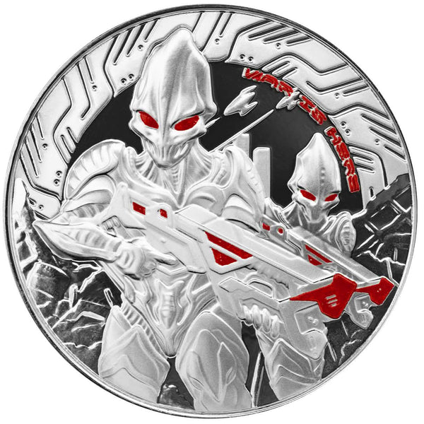 2024 Samoa Alien 1 oz Silver Colorized Coin