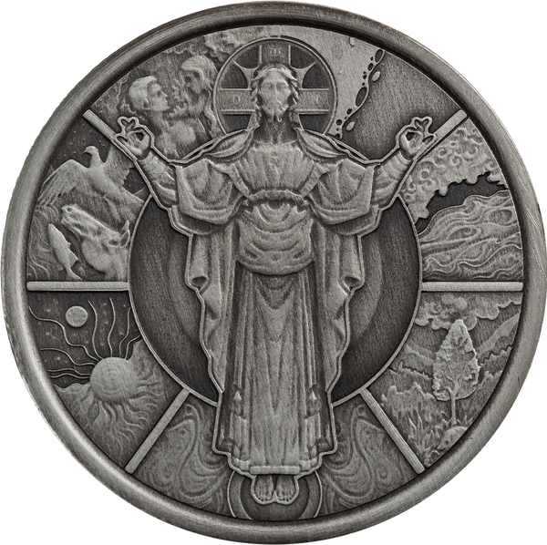 2024 The Creator 1/2 oz Silver Antique Coin