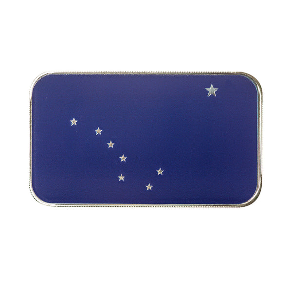 Alaska State Flag 1 oz Silver Color Bar