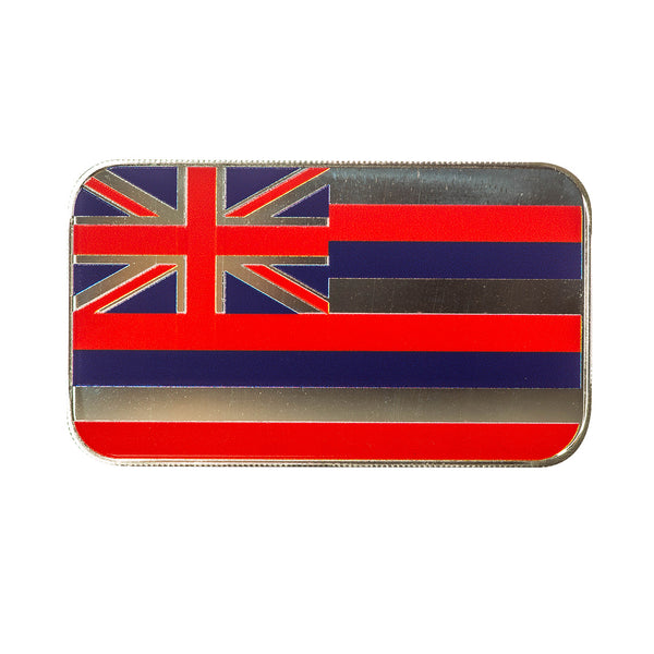 Hawaii State Flag 1 oz Silver Color Bar