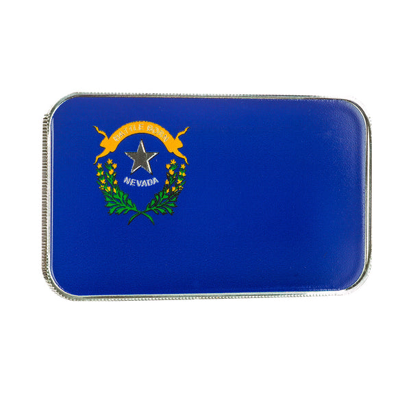 Nevada State Flag 1 oz Silver Color Bar