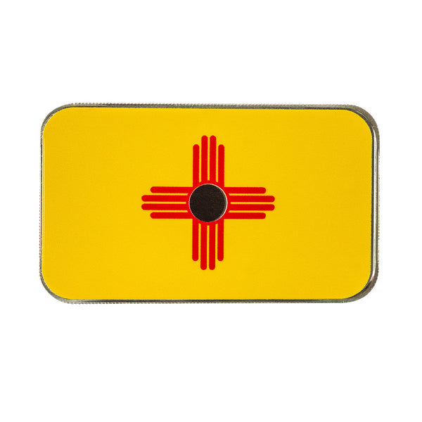 New Mexico State Flag 1 oz Silver Color Bar