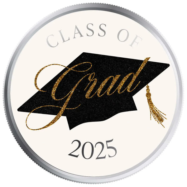 Class of 2025 | Cap Off the Journey 1 oz Silver Colorized Round
