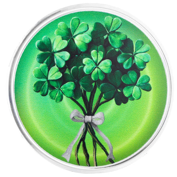 Bouquet of Luck 1 oz Silver Colorized Round
