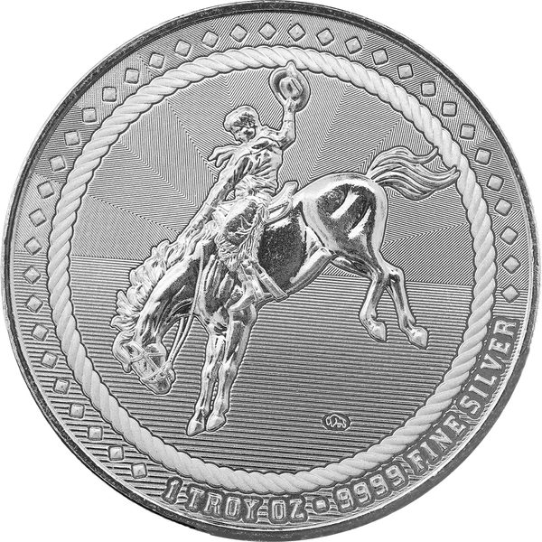 Cowboy | with Buffalo Privy 1 oz Silver Round
