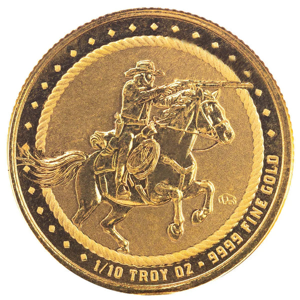 Cowboy | Rifleman 1/10th oz Gold Round