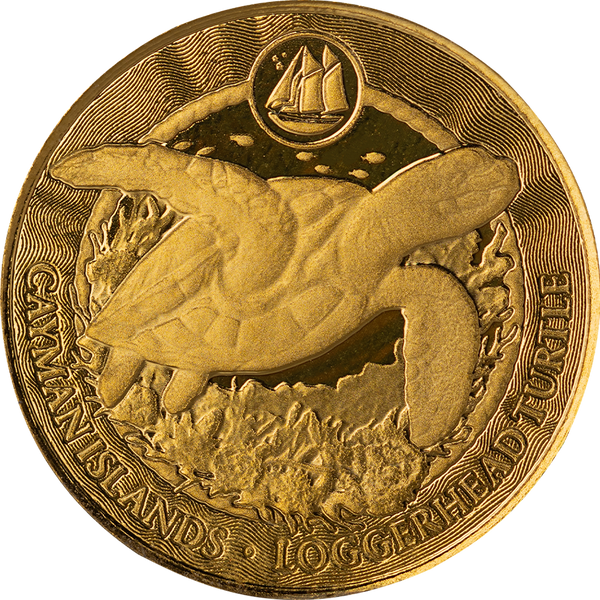 2025 Cayman Islands | Loggerhead Turtle 1/10th oz Gold Coin