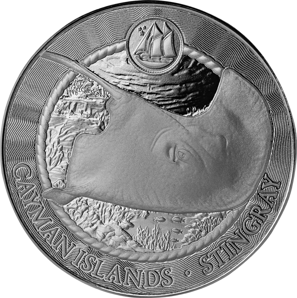 2025 Cayman Islands | Stingray 1 oz Silver Coin